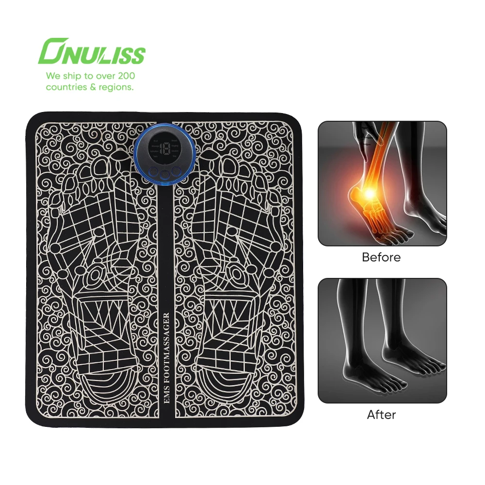 Wholesale Portable Folding Electric Foot Massage Machine Ems Acupoint Massage Foot New Arrival Wholesale Foot Massager Mat Pad
Wholesale Portable Folding Electric Foot Massage Machine Ems Acupoint Massage Foot New Arrival Wholesale Foot Massager Mat Pad