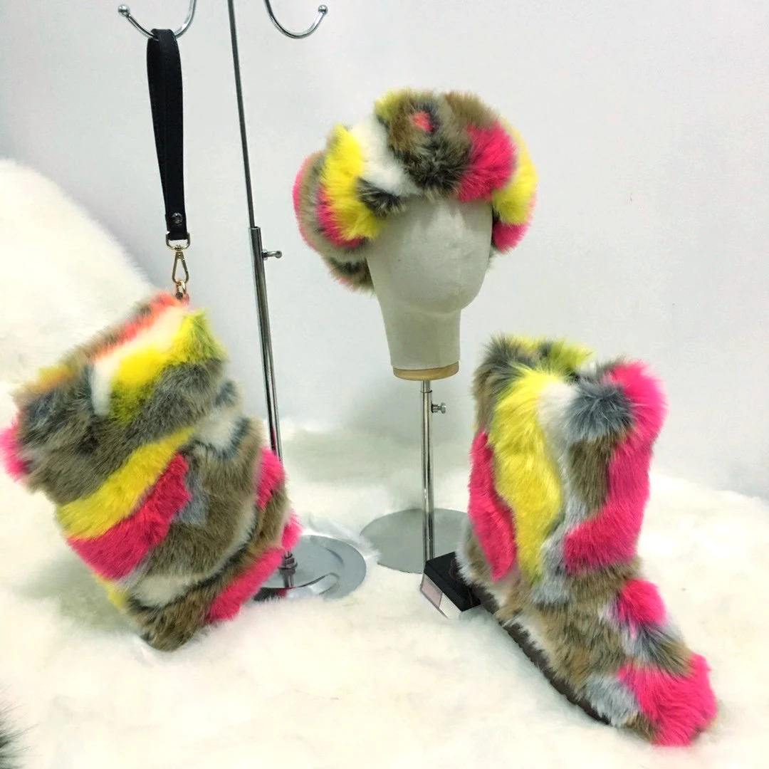 50 colors multicolor fur headband sets wholesale fashion faux fox fur snow boots shoe covers for children boys and girls, Solid/rainbow color
50 colors multicolor fur headband sets wholesale fashion faux fox fur snow boots shoe covers for children boys and girls, Solid/rainbow color