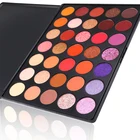 Make-up cosmetics wholesale glitter eye shadow oem private label custom 35 color eyeshadow palette