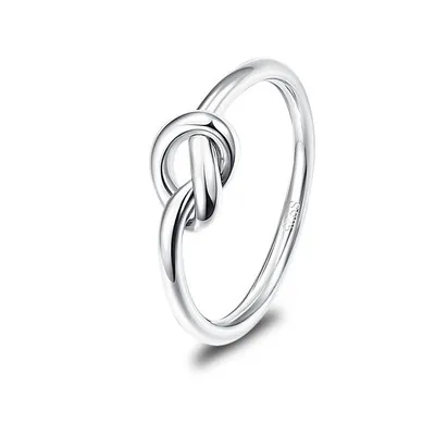 Fashion knot 925 sterling silver ring for women, Silver color
Fashion knot 925 sterling silver ring for women, Silver color