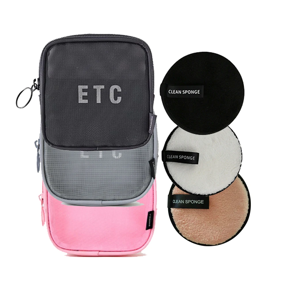 1pcs/set Skin Care Machine Washable Face Non Chemical Makeup Remover Sponge Puff Pads Set with Mini Cosmetic Bag, Customized color
1pcs/set Skin Care Machine Washable Face Non Chemical Makeup Remover Sponge Puff Pads Set with Mini Cosmetic Bag, Customized color