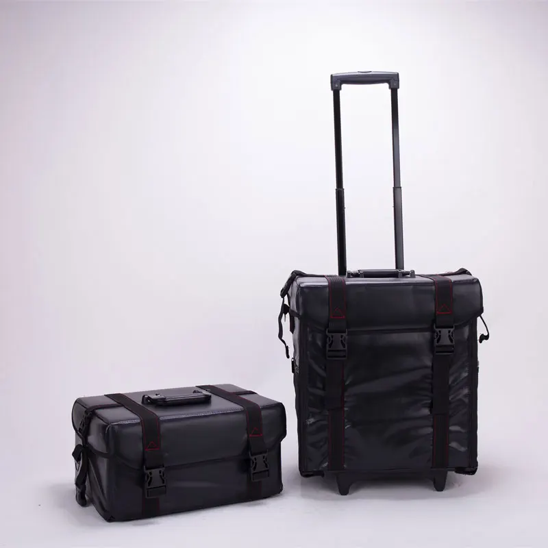 Soft Rolling Makeup Bag 360-Degree Wheel Professional Cosmetic Organize Storage Travel Case 1680D Oxford Beauty Bag, Black
Soft Rolling Makeup Bag 360-Degree Wheel Professional Cosmetic Organize Storage Travel Case 1680D Oxford Beauty Bag, Black