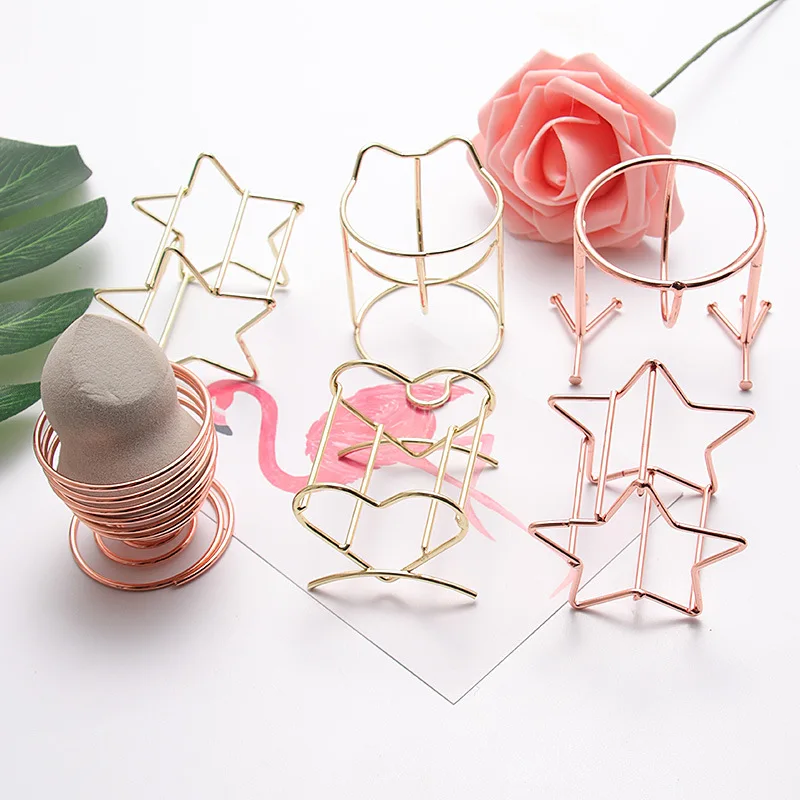 Beauty Sponge Puff Blender Drying Bracket Holder Makeup Sponge Holders Shelf Metal Puff Storage Rack Tools Organizer
Beauty Sponge Puff Blender Drying Bracket Holder Makeup Sponge Holders Shelf Metal Puff Storage Rack Tools Organizer
