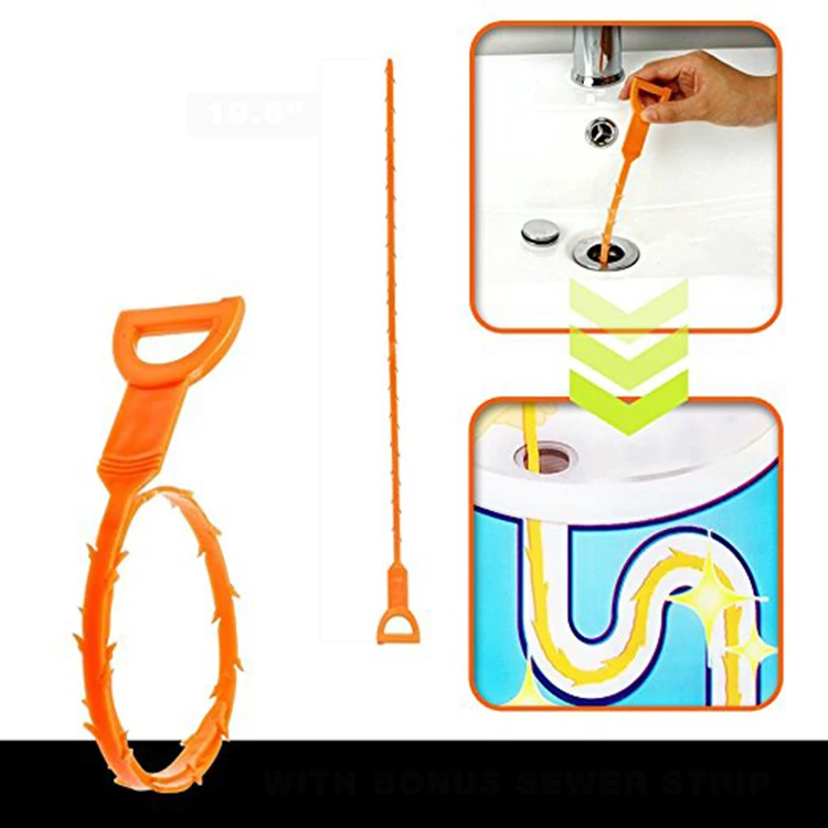 2019 Amazon Hot Sale New Product Drain Snake Drain Cleaning Unclog Remover Hair Sewer Filter Tool drain cleaner