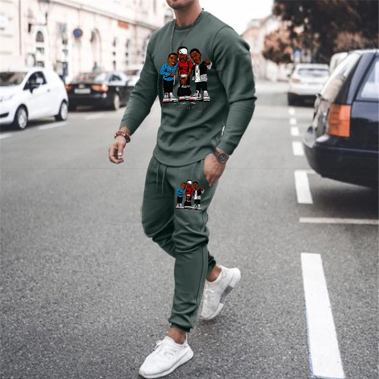 Same Color Name Brand Logo Characters Printed Sets Track Suits Men Clothing Two Piece Fashion Men Custom Cartoon 2 Piece Set, Custom color
Same Color Name Brand Logo Characters Printed Sets Track Suits Men Clothing Two Piece Fashion Men Custom Cartoon 2 Piece Set, Custom color