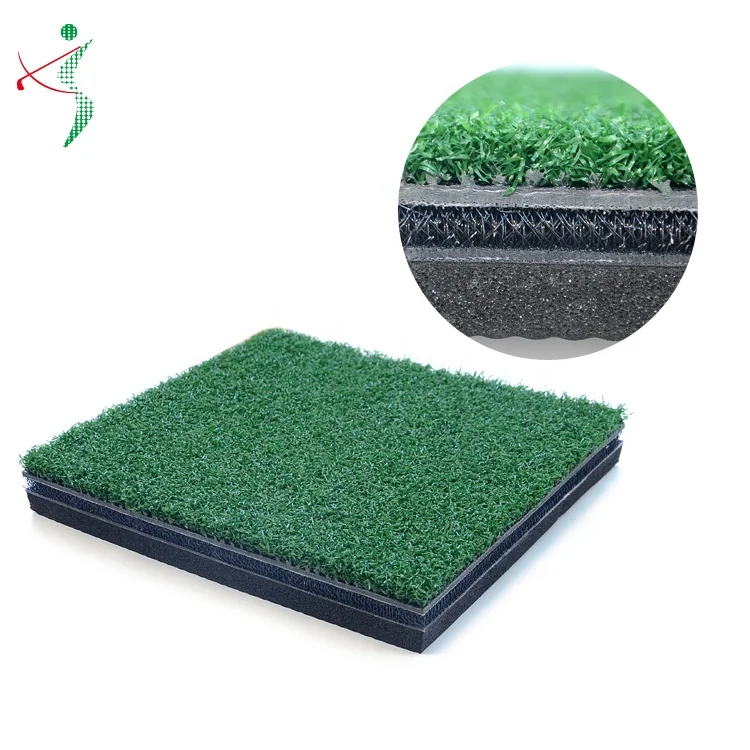 3D Golf Mat Driving Range Golf Practice Mat for Indoor and Outdoor Use 150cmx150cm, Green grass + black bottom
3D Golf Mat Driving Range Golf Practice Mat for Indoor and Outdoor Use 150cmx150cm, Green grass + black bottom