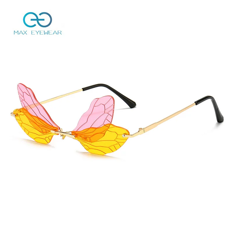 2020 Fashion Rimless mosquito hawk Wing Sunglasses Women Vintage Eyewear Men Pink Yellow Sun Glasses Shades UV400, As shown
2020 Fashion Rimless mosquito hawk Wing Sunglasses Women Vintage Eyewear Men Pink Yellow Sun Glasses Shades UV400, As shown