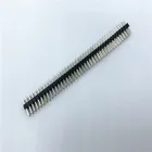 2.0mm 2*40P pin header single row s/t gold plated 11.2mm