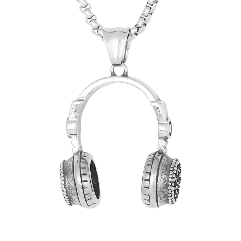 Hip Hop Jewelry Unique Design Music Earphone Pendant Colgante Stainless Steel Headphone Pendant For Men Necklace
Hip Hop Jewelry Unique Design Music Earphone Pendant Colgante Stainless Steel Headphone Pendant For Men Necklace