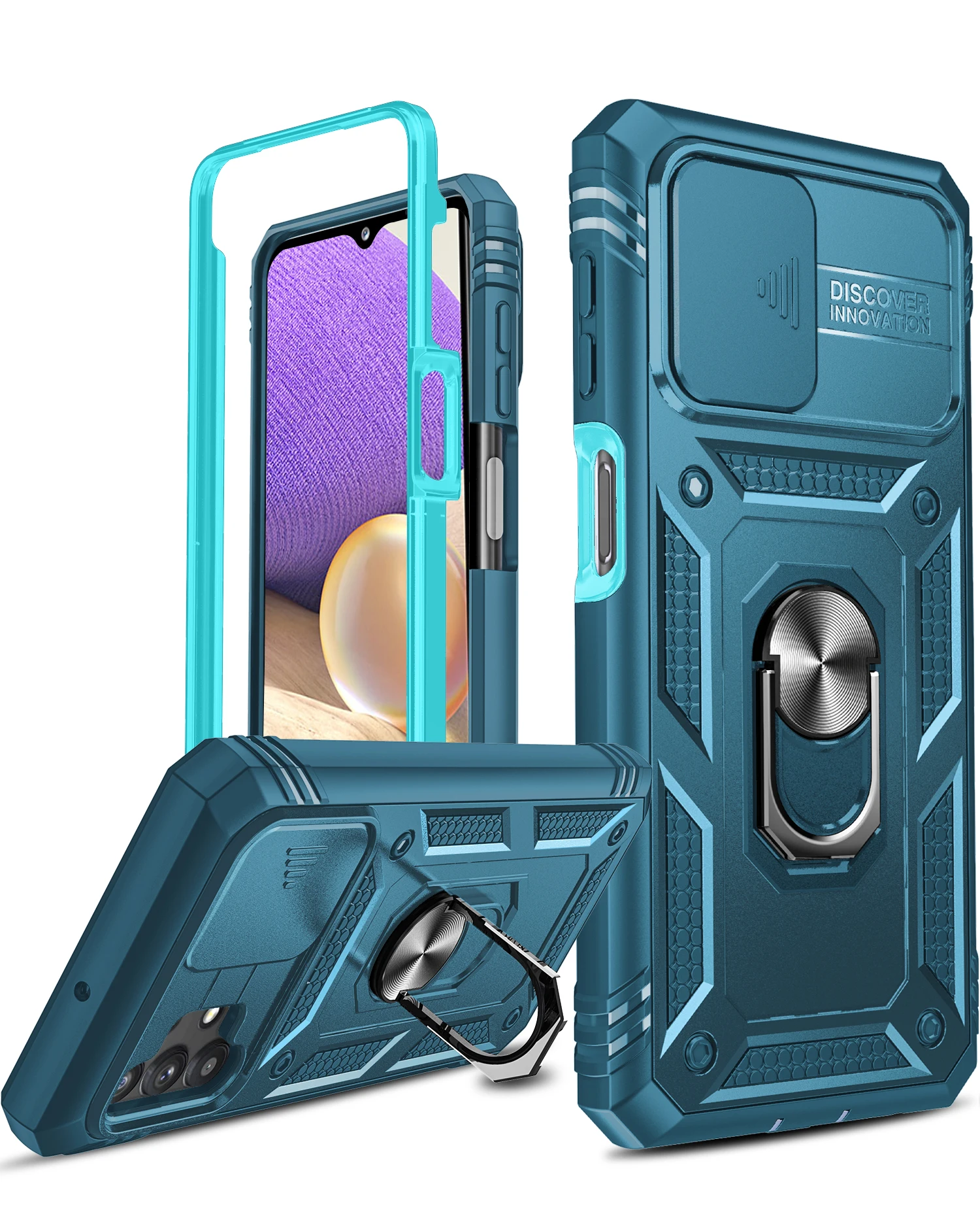 LeYi camera slide protector cover shockproof full body case mobile phone back covers for Samsung galaxy A32 5G
LeYi camera slide protector cover shockproof full body case mobile phone back covers for Samsung galaxy A32 5G