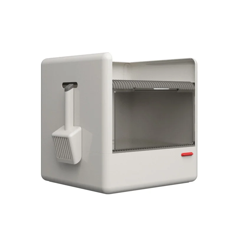 Easy to disassemble and install, easy to clean, closed odour-resistant cubic cat litter box
Easy to disassemble and install, easy to clean, closed odour-resistant cubic cat litter box
