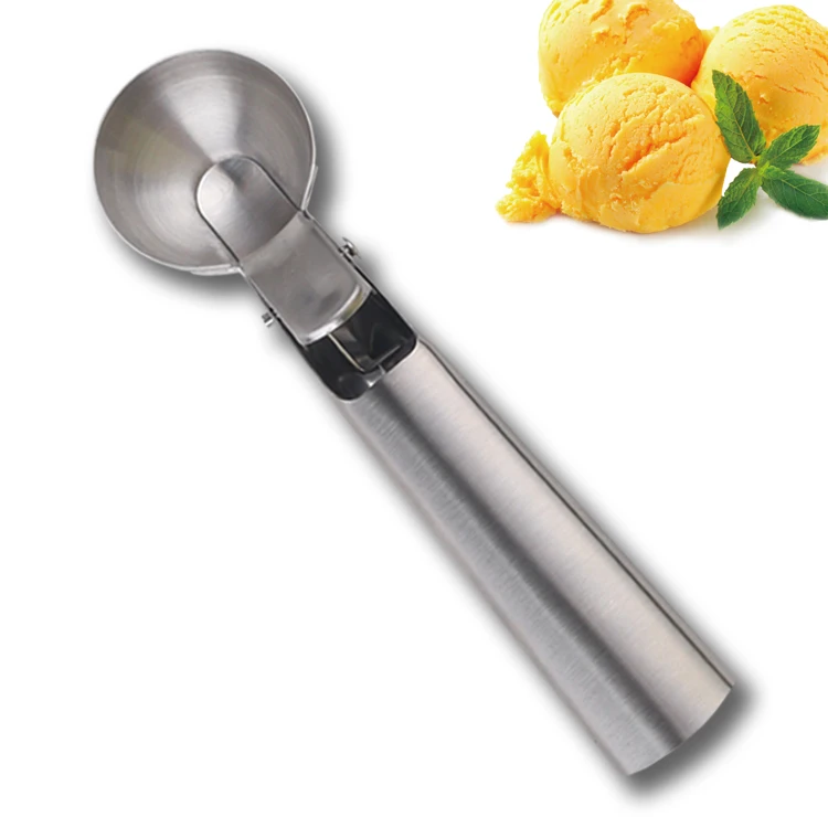 Stainless steel ice cream scoop Ice cream scoop commercial home creative fruit scoop
Stainless steel ice cream scoop Ice cream scoop commercial home creative fruit scoop