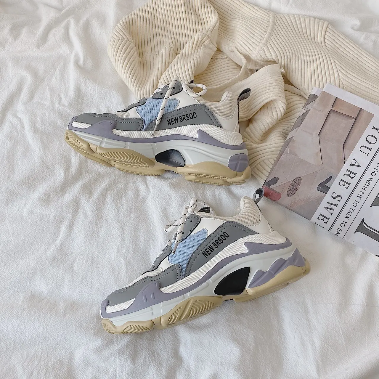 Original Brand Quality Shoes Women Sports Sneakers Men Air Cushion Triple S Trainers Running Shoes, Blue, grey, pink
Original Brand Quality Shoes Women Sports Sneakers Men Air Cushion Triple S Trainers Running Shoes, Blue, grey, pink