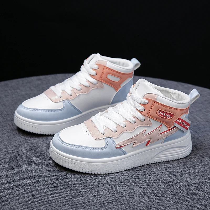 Factory OEM footwear basketball style sneaker zapatos de mujer designer skateboard running sports shoes sapato feminina, 2color(white blue,white pink)
Factory OEM footwear basketball style sneaker zapatos de mujer designer skateboard running sports shoes sapato feminina, 2color(white blue,white pink)