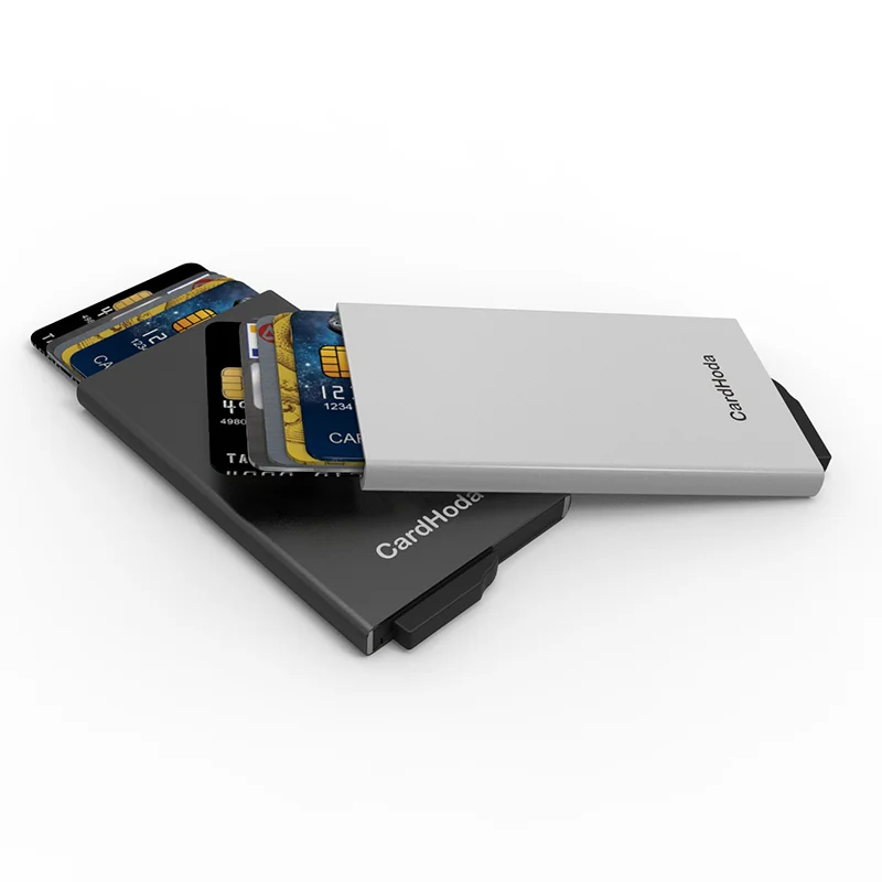 Pocket wallet RFID Blocking Business Card Holder Aluminum Automatic Pop-up Card Case card professional protector, Silver, space grey, black, rose gold, gold, yellow, red or customized
Pocket wallet RFID Blocking Business Card Holder Aluminum Automatic Pop-up Card Case card professional protector, Silver, space grey, black, rose gold, gold, yellow, red or customized