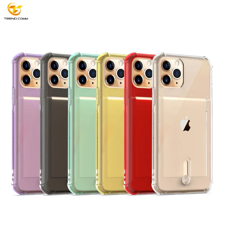 Soft Transparent Mobile Covers Wallet Anti Shock TPU Phone Card For iPhone 11 Pro Max Case
Soft Transparent Mobile Covers Wallet Anti Shock TPU Phone Card For iPhone 11 Pro Max Case