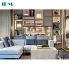 IDM-566 Manufacture Commercial Luxury Modern 5 Star Hotel Home Bedroom Furniture Set