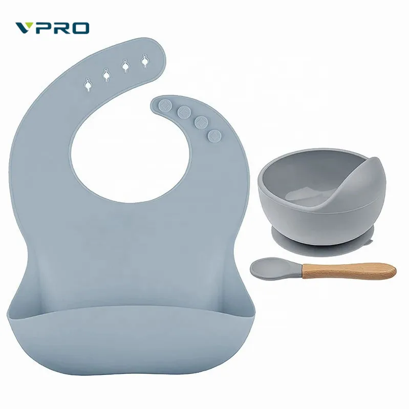 New Type Hot Sell Food Grade Silicon Waterproof Baby Bib Sets 
New Type Hot Sell Food Grade Silicon Waterproof Baby Bib Sets