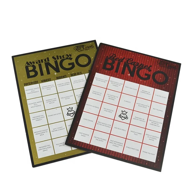 Top Sale Bingo Cards & Paper Bingo Cards Factory Supply
