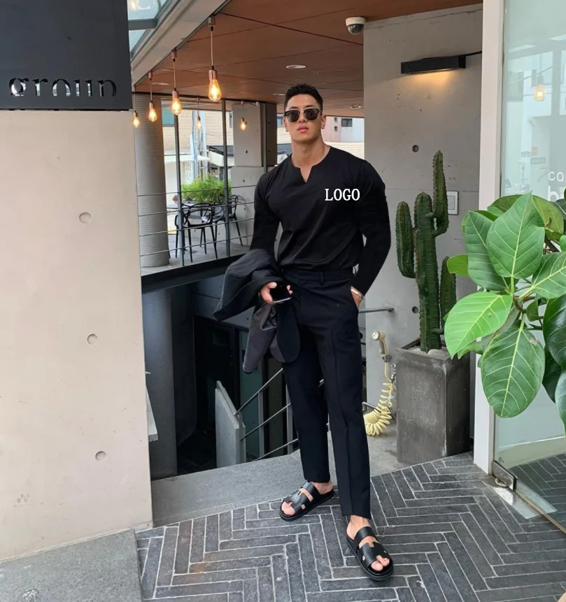 Fashion 2021 Custom Printed Solid Color Long Sleeved T shirt Trendy Slim Sports Casual POLO Shirt
Fashion 2021 Custom Printed Solid Color Long Sleeved T shirt Trendy Slim Sports Casual POLO Shirt
