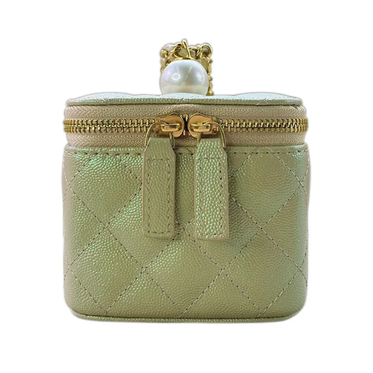 Wholesale 2021 New genuine leather portable box bag chain with pearl shoulder crossbody purse women's mini handbag, 4 colors
Wholesale 2021 New genuine leather portable box bag chain with pearl shoulder crossbody purse women's mini handbag, 4 colors