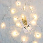 Garland String Light 10led 1.5m Colored Battery Powered Operated Garland Card Photo Clip Led String Light