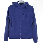 Custom best quality black new outdoor winter hooded polar fleece jacket men coat