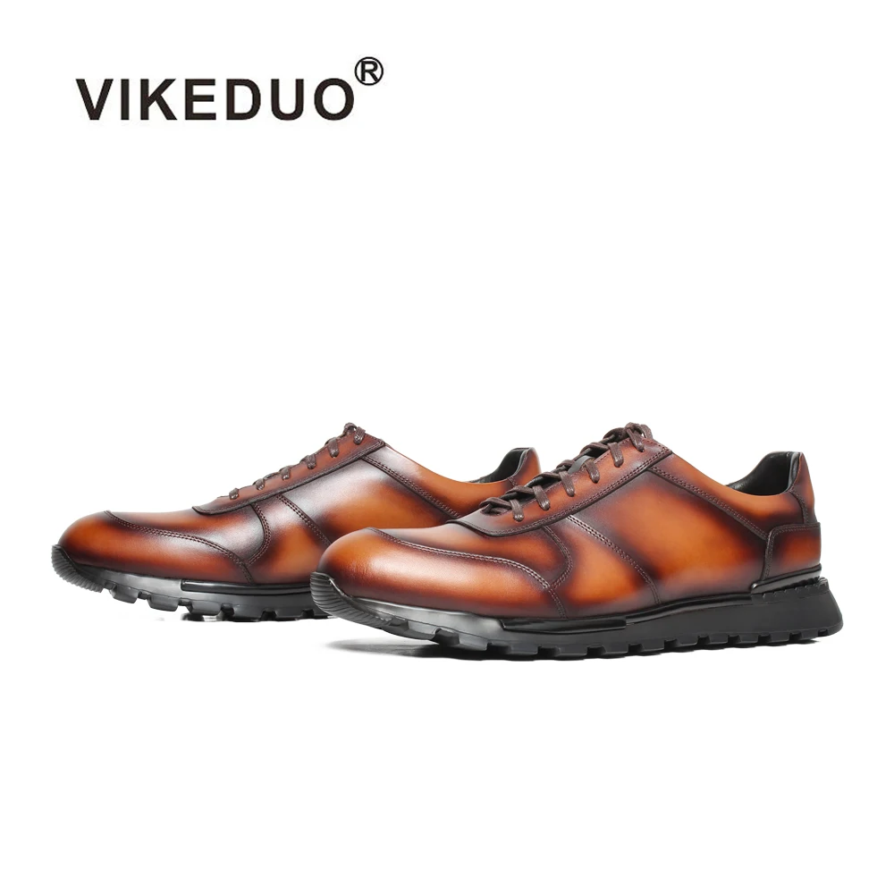Vikeduo Hand Made Brown Sneakers Guideline New Feature Branded Genuine Casual Shoes Men Leather Comfortable
Vikeduo Hand Made Brown Sneakers Guideline New Feature Branded Genuine Casual Shoes Men Leather Comfortable