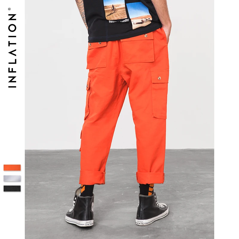 INF High Street Cargo Pants Hip Hop Pockets Baggy Harem Jogger Casual Male Streetwear Trousers, Orange
INF High Street Cargo Pants Hip Hop Pockets Baggy Harem Jogger Casual Male Streetwear Trousers, Orange
