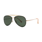 famous designer polarized high quality custom mens metal frame sports pilot luxury shades sunglasses