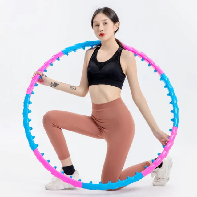 Wholesale professional fitness hola ring removable massage magnet hoope ring, Pink and blue
Wholesale professional fitness hola ring removable massage magnet hoope ring, Pink and blue