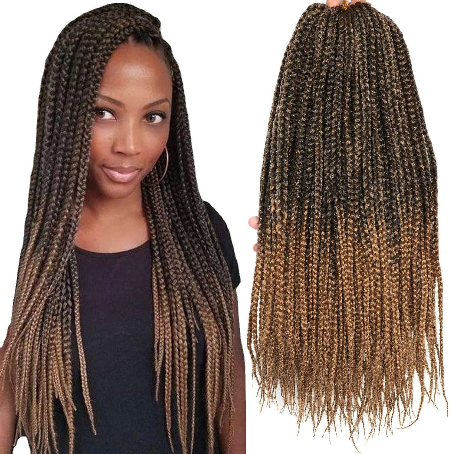 18 inch High Quality And Inexpensive Two thin braids by hand Hair Extension Wig, Picture color
18 inch High Quality And Inexpensive Two thin braids by hand Hair Extension Wig, Picture color