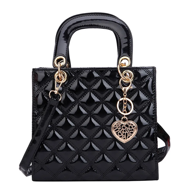Soft Leather Diamond Lattice Pattern Mini Size Metal Pendant Woman Shoulder Bag Handbag, Red/khaki/black/white/pink/silver
Soft Leather Diamond Lattice Pattern Mini Size Metal Pendant Woman Shoulder Bag Handbag, Red/khaki/black/white/pink/silver