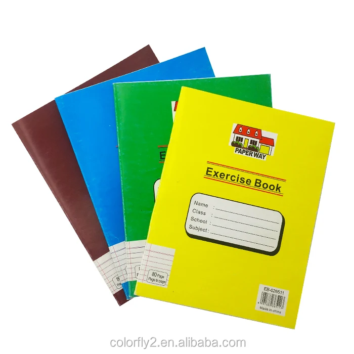 exercise book woodfree writing paper for school/office