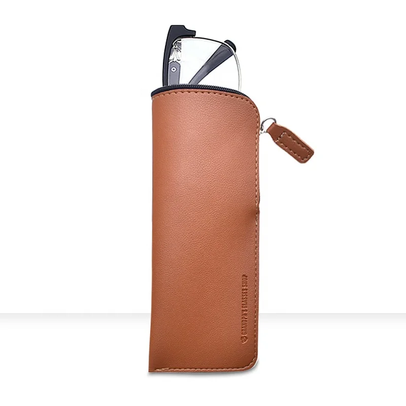 Wholesale OEM Soft Travel Thin Multipurpose Zipper Leather Sunglasses Sleeve Pouch Bag estuches de gafas Eyeglasses Case for Men
Wholesale OEM Soft Travel Thin Multipurpose Zipper Leather Sunglasses Sleeve Pouch Bag estuches de gafas Eyeglasses Case for Men