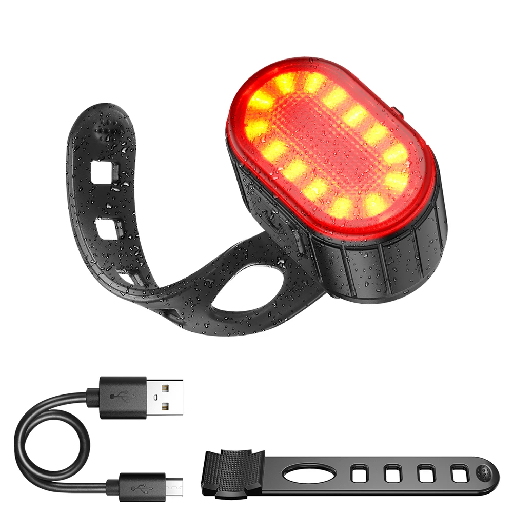 LED Waterproof Bike Rear Light Night Riding Safety Warning Light Bicycle Taillight
LED Waterproof Bike Rear Light Night Riding Safety Warning Light Bicycle Taillight