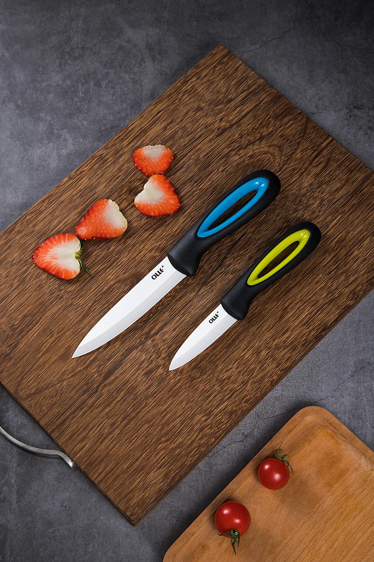 厨房刀具   product name ceramic kitchen tool 2 pcs ceramic knife