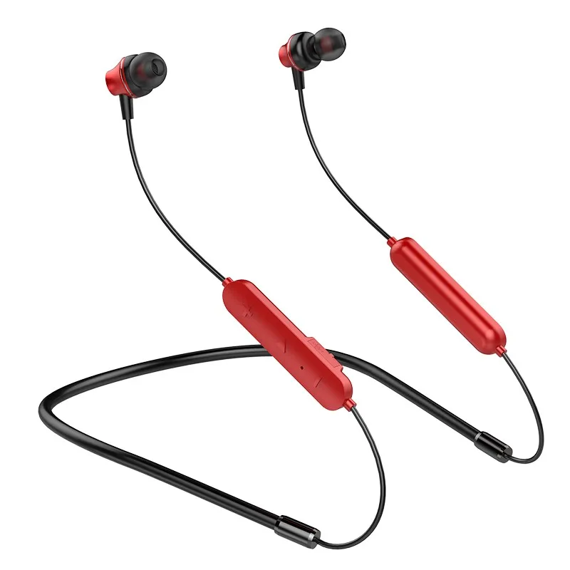 Neck-hanging wireless neck protection earphones waterproof and comfortable earplugs suitable for hiking and outdoor sports, Black red
Neck-hanging wireless neck protection earphones waterproof and comfortable earplugs suitable for hiking and outdoor sports, Black red