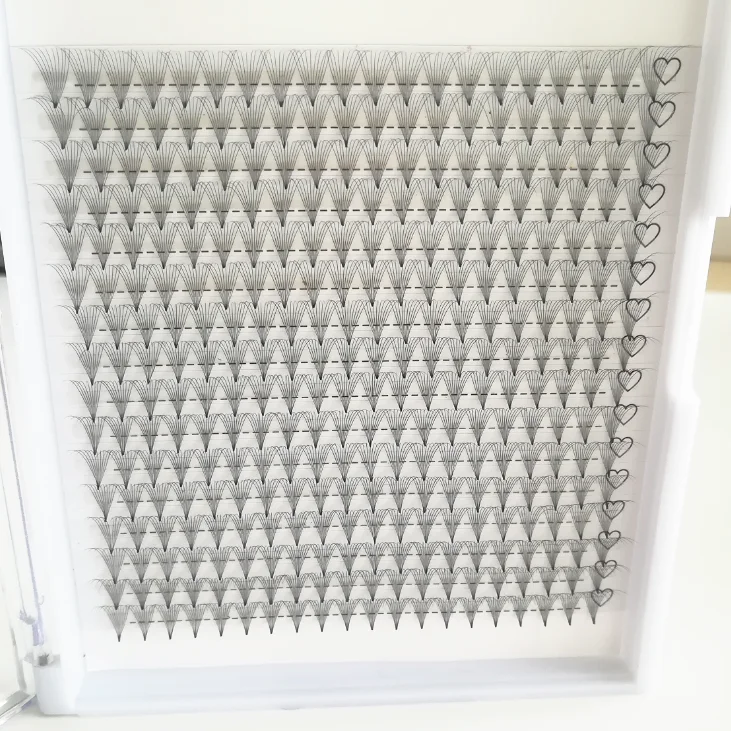 factory price fast delivery high quality large tray 10D 0.05 pointy base premade fan lash, Black
factory price fast delivery high quality large tray 10D 0.05 pointy base premade fan lash, Black