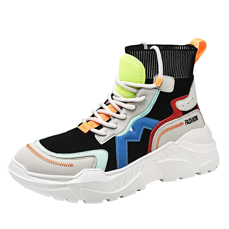 Light Weight Men Air Walking Shoes Kintted Breathable High Neck Sock Comfortable Sneakers Casual Shoes, Red/black/white
Light Weight Men Air Walking Shoes Kintted Breathable High Neck Sock Comfortable Sneakers Casual Shoes, Red/black/white