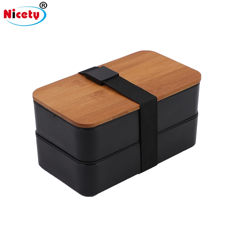 Amazon best selling lunch box with bamboo lid for adults student japanese bamboo fiber lunch container with divider, Black white
Amazon best selling lunch box with bamboo lid for adults student japanese bamboo fiber lunch container with divider, Black white