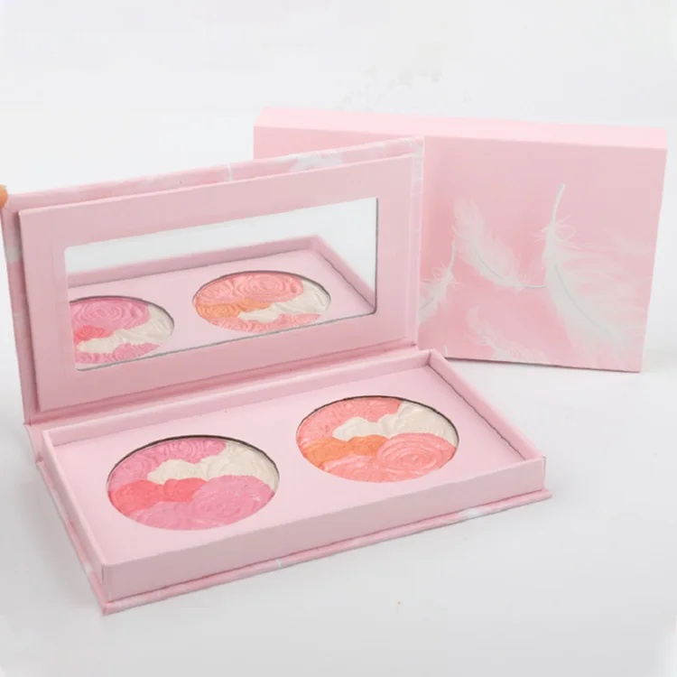 Hot selling 2 colors powder smooth blush makeup pink flowers palette packaging palette blush
Hot selling 2 colors powder smooth blush makeup pink flowers palette packaging palette blush