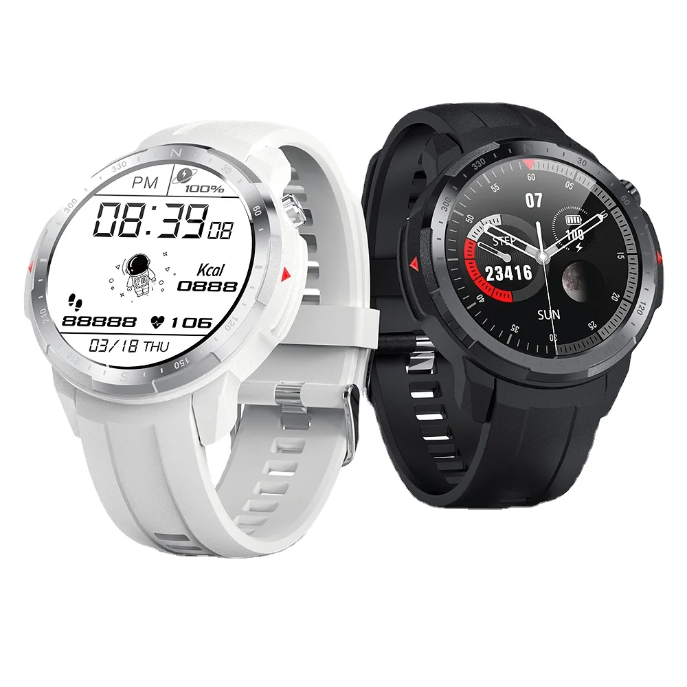 Newest Smart Watch L20 Large Battery Full Round Touch Screen Sports Smartwatch IP68 Waterproof Smart Bracelet with Rotate Button, Black,white
Newest Smart Watch L20 Large Battery Full Round Touch Screen Sports Smartwatch IP68 Waterproof Smart Bracelet with Rotate Button, Black,white