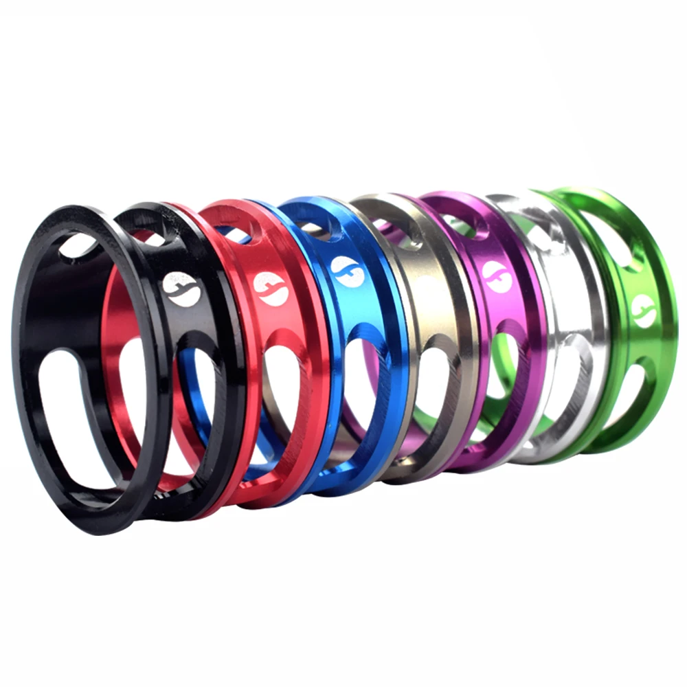 Bicycle front fork washer 28.6MM ultralight hollow bowl group mountain bike road bike aluminum alloy CNC washer accessories, Black red blue sliver purple titanium
Bicycle front fork washer 28.6MM ultralight hollow bowl group mountain bike road bike aluminum alloy CNC washer accessories, Black red blue sliver purple titanium