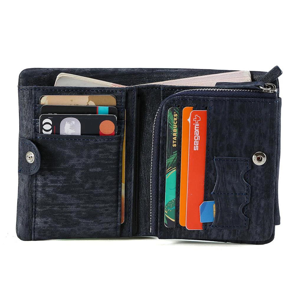 Custom Heavy Duty Women Multiple Card Organizer Travel Wallet Trifold Leather Wallet With SIM Card Slot, Blue/ red
Custom Heavy Duty Women Multiple Card Organizer Travel Wallet Trifold Leather Wallet With SIM Card Slot, Blue/ red