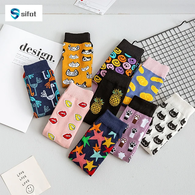 New style women's socks letter F parallel bar fashion brand sports socks fashion personality cotton fashion socks, 5 colors
New style women's socks letter F parallel bar fashion brand sports socks fashion personality cotton fashion socks, 5 colors