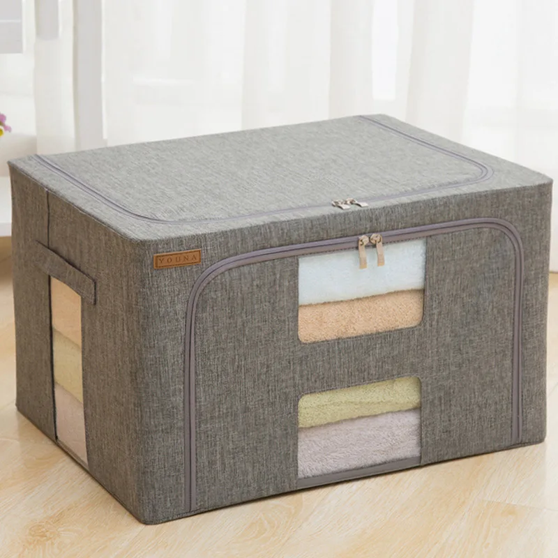 Highend Oversized 100 Liters Quilt and Blanket Saintless Steel Frame Linen Oxford Cloth Storage Box
Highend Oversized 100 Liters Quilt and Blanket Saintless Steel Frame Linen Oxford Cloth Storage Box