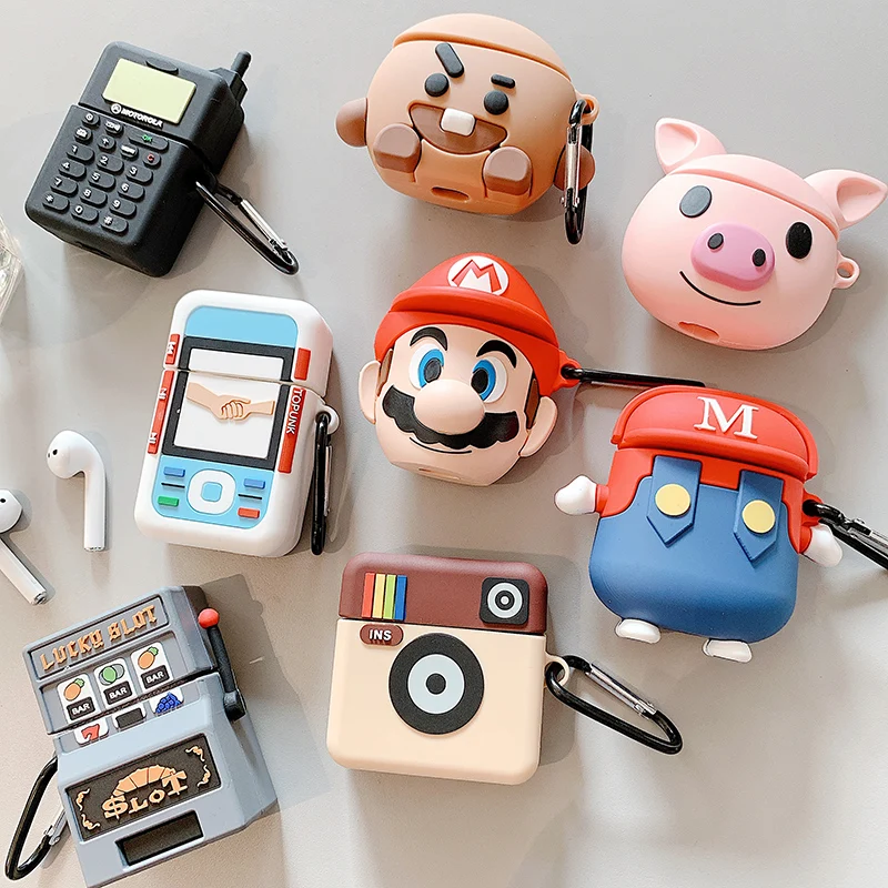 1000+ Custom 3D Cartoon Design Rubber Silicone Protective Earphone Case for Airpods 1/2 Wireless Headphone Case For Airpods Case
1000+ Custom 3D Cartoon Design Rubber Silicone Protective Earphone Case for Airpods 1/2 Wireless Headphone Case For Airpods Case