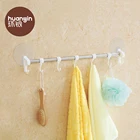 Wall-mounted foldable bath accessories plastic towel rack for bathroom