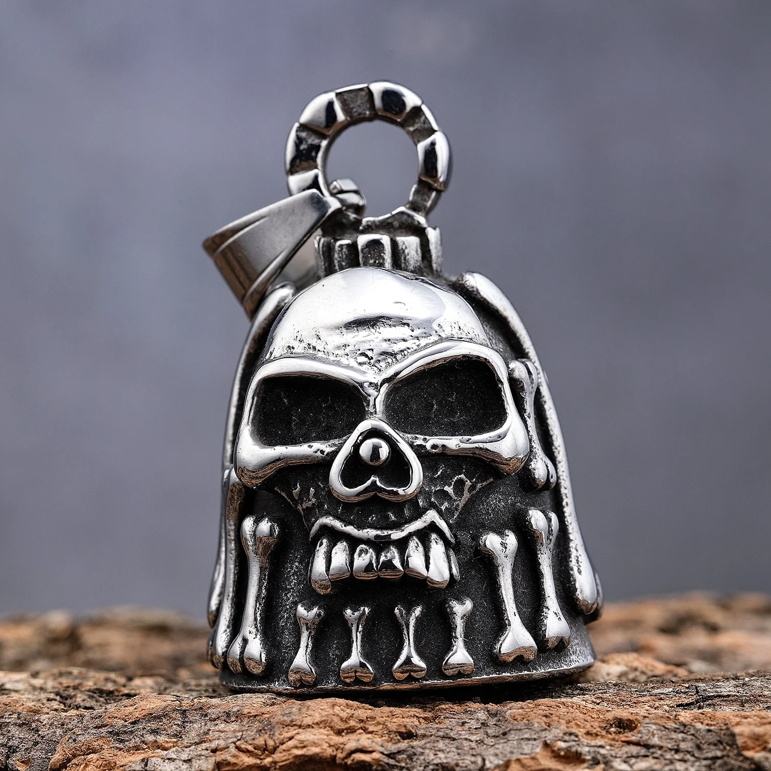 Heavy Duty Stainless Steel Punk Gothic Motorcycle Biker Bell Key Chain Pendant Necklace motorcycle riders
Heavy Duty Stainless Steel Punk Gothic Motorcycle Biker Bell Key Chain Pendant Necklace motorcycle riders